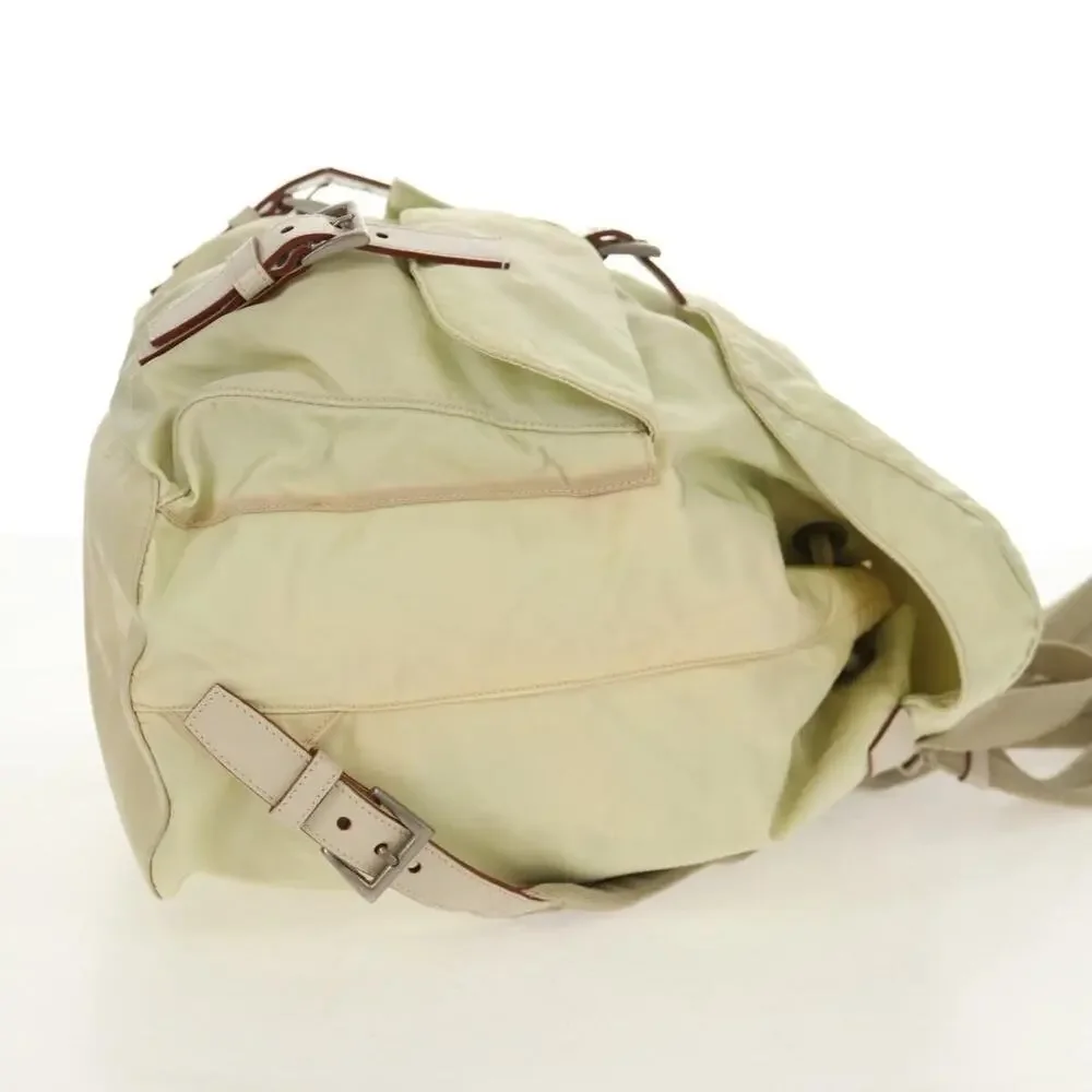 Prada Nylon Backpack Beige